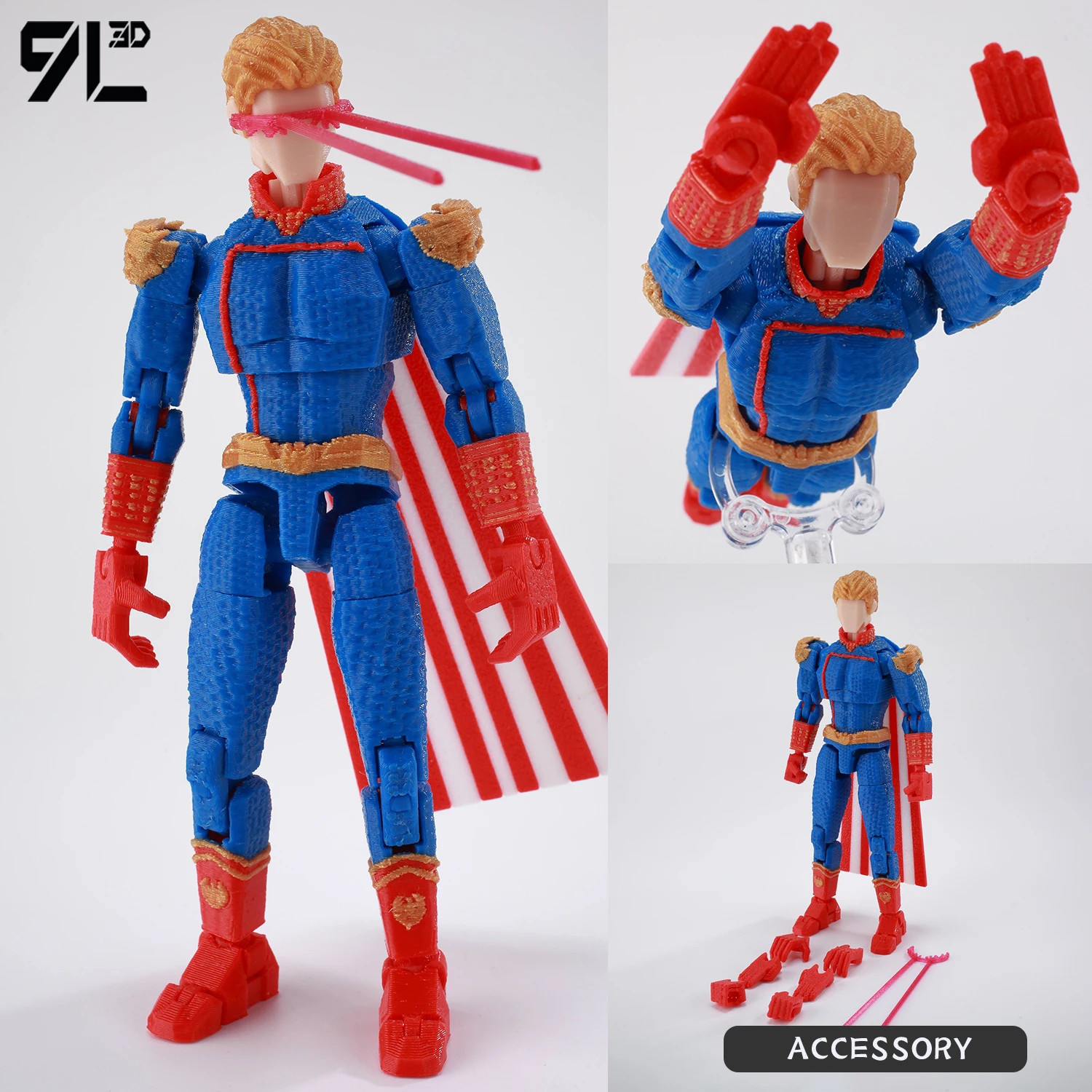 9L3D Lucky13 Invincible Tech Jacker 1/12 Action Figure T13 NEW