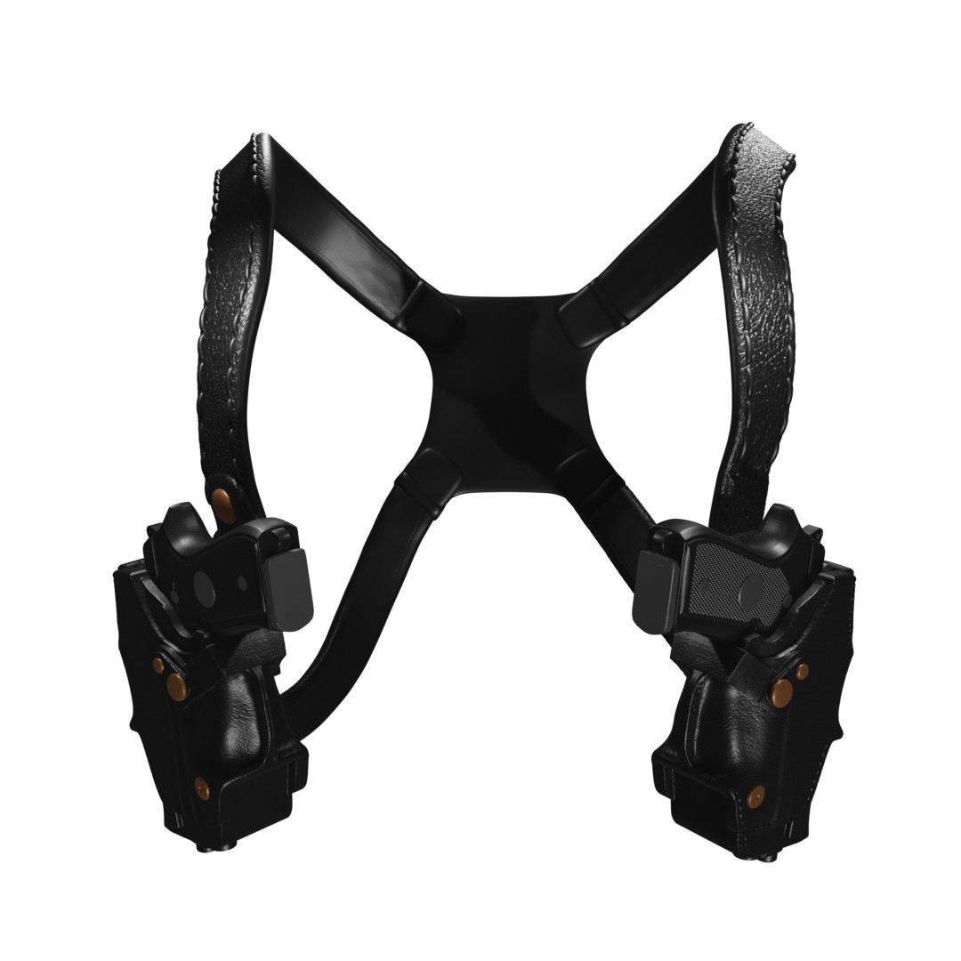 1/12 Scale Action Figure Chest Harness: Beretta M9