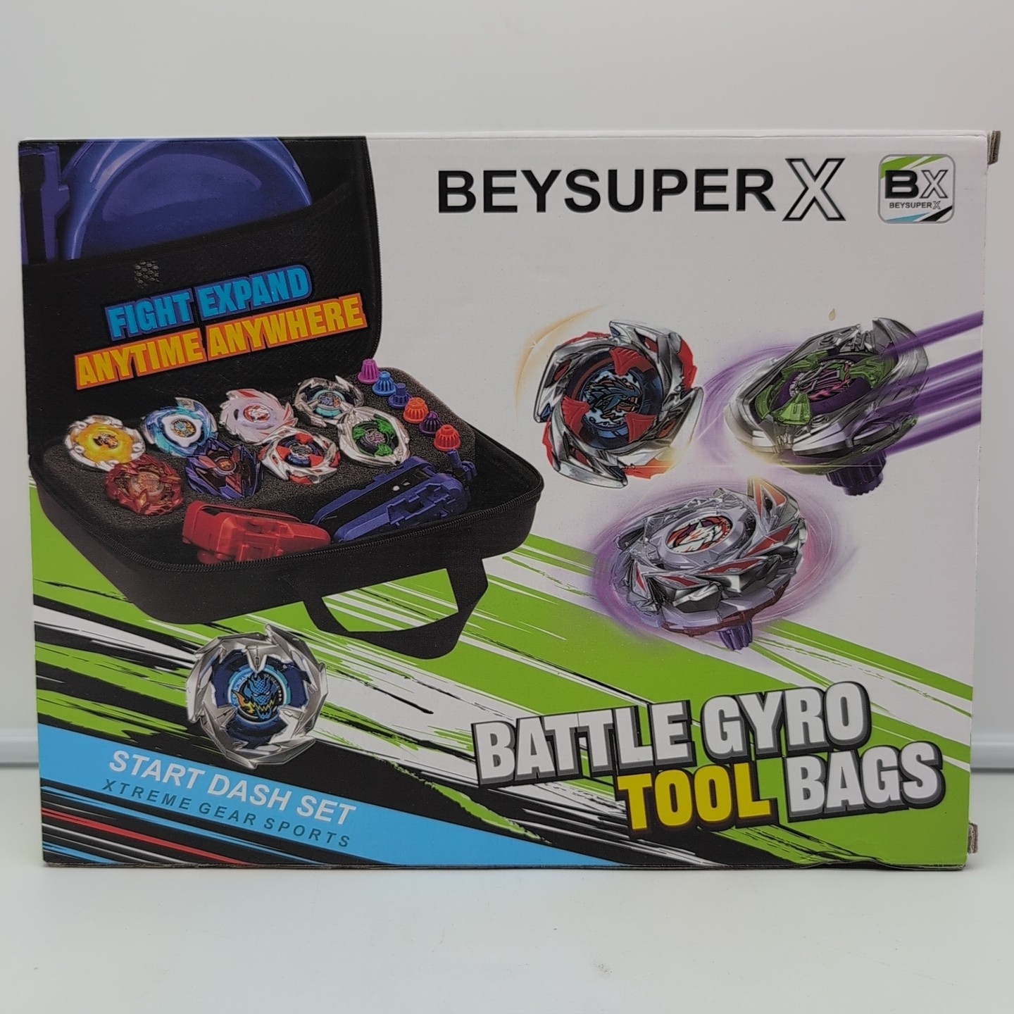 BeySuper X Battle Set Lot Case Launchers Tops Accessories Fight Anytime Anywhere