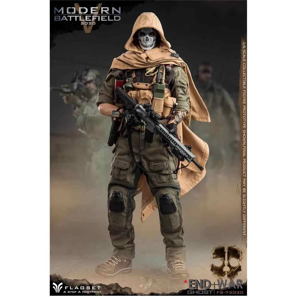 FLAGSET FS-73030 1/6 Modern Battlefield End War Ghost 2.0 Action Figure Toys