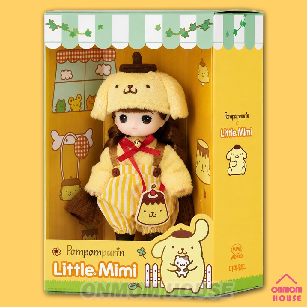 Sanrio Characters x Little Mimi POMPOMPURIN Figure Doll Korean Toy