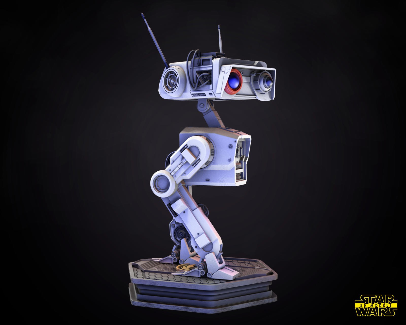 BD‑1 Droid | 1/8 Scale Resin Kit | Star Wars Jedi: Fallen Order (Unpainted)