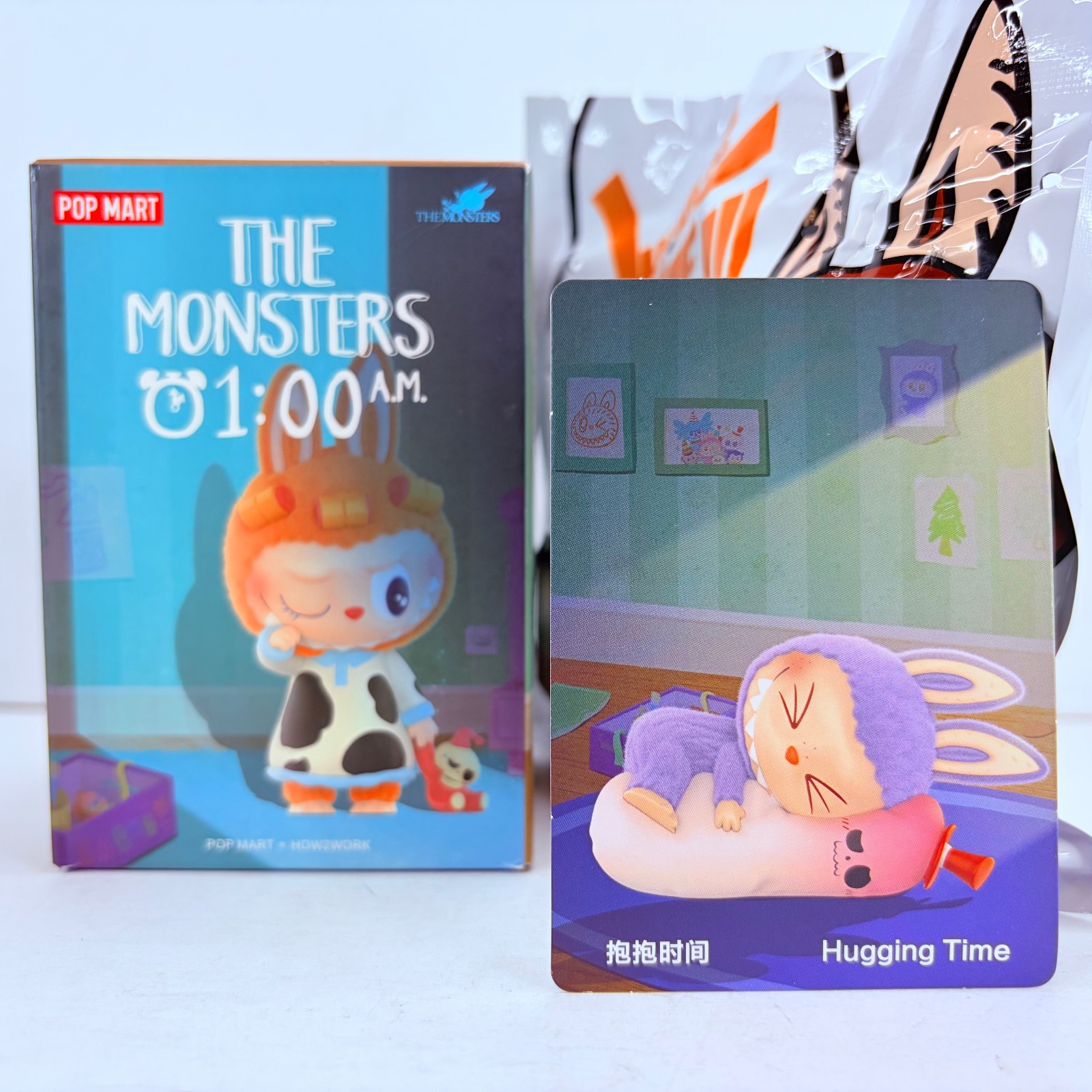 POP MART Labubu The Monsters 1:00 A.M. Series Figure Doll – Hugging Time