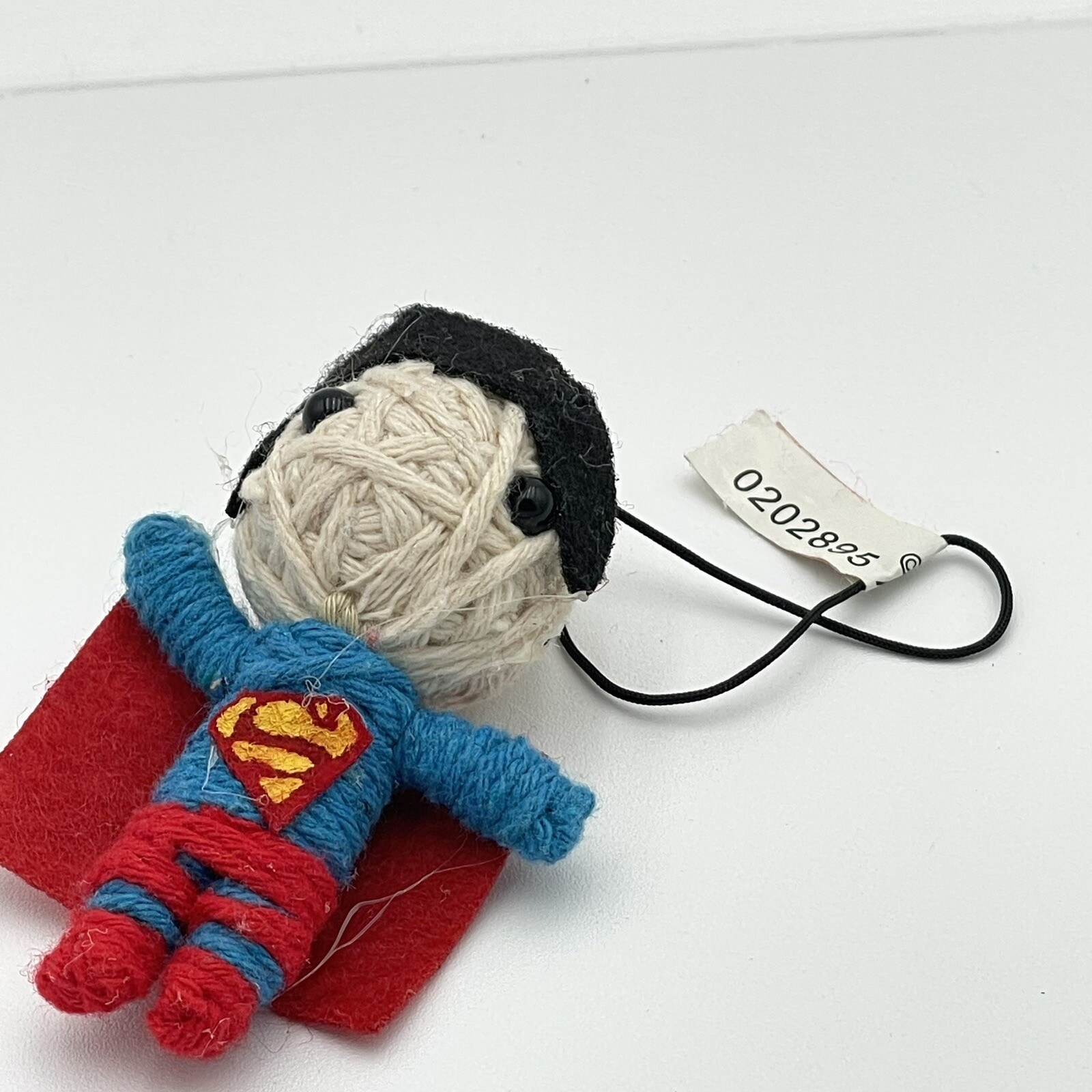 DC COMICS Superman String Doll Charm 1.5 inches Stocking Stuffer