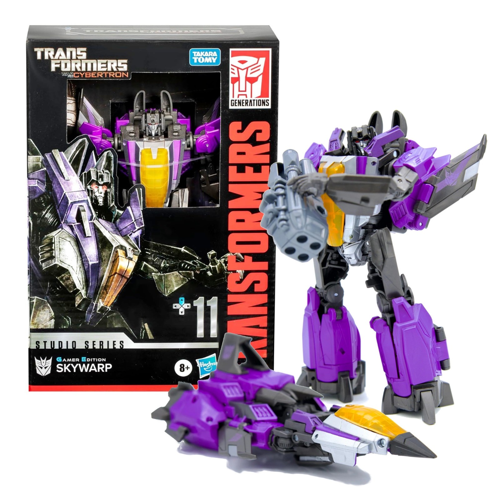 Transformers Studio Series Gamer Edition Skywarp 6.5&Prime; Figure New in Box