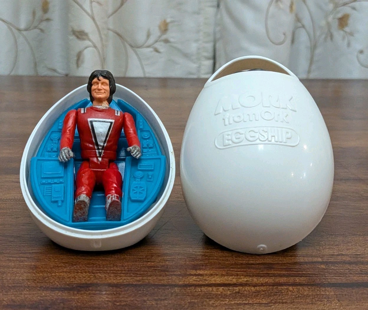 VTG 1979 MORK & EGGSHIP Action Figure Toy Set Mork & Mindy TV Ork Mattell