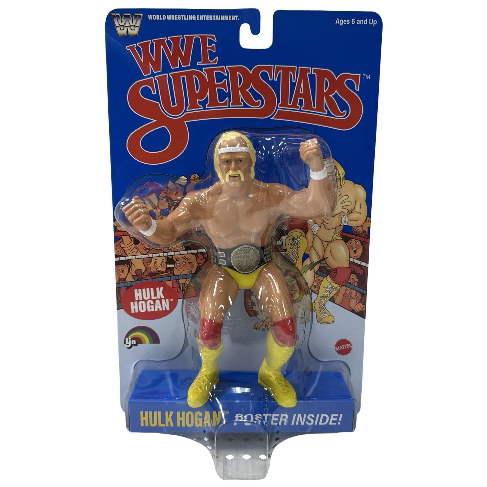 WWE LJN MATTEL SUPERSTARS HULK HOGAN 8&Prime; ACTION FIGURE 1980s RETRO Fast Shipping