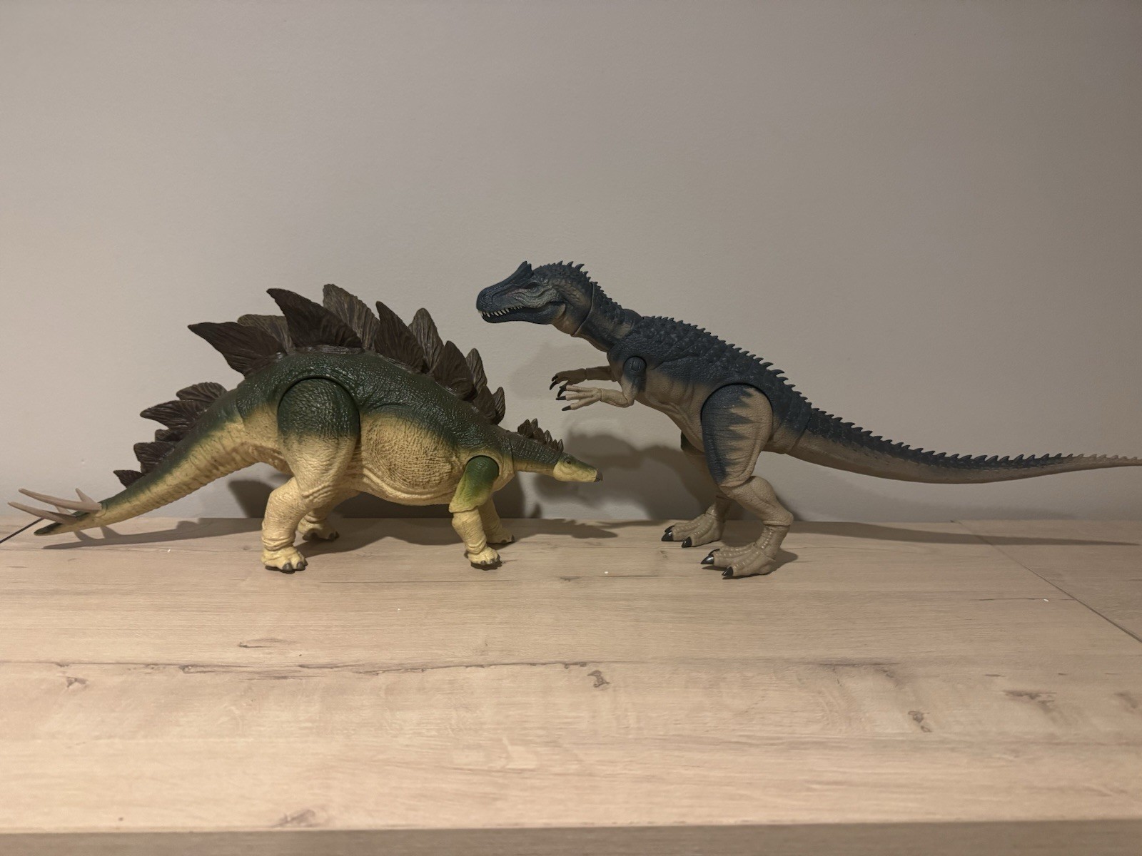 Mattel Hammond Collection Stegosaurus And Allosaurus – Loose / Excellent
