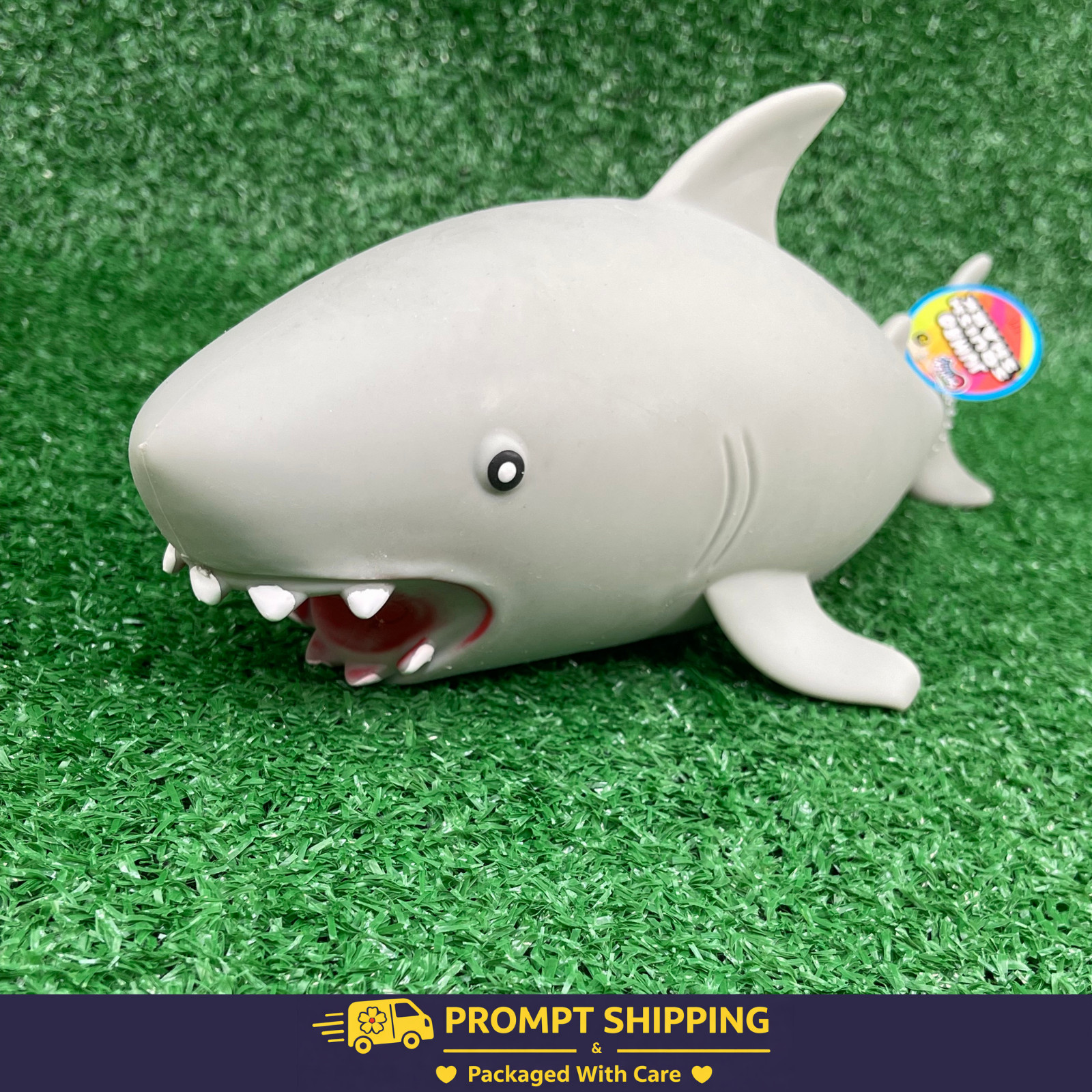 Jumbo Squish Great White Shark Large Stress Fidget Toy Viral Tik Tok Sensory NEW