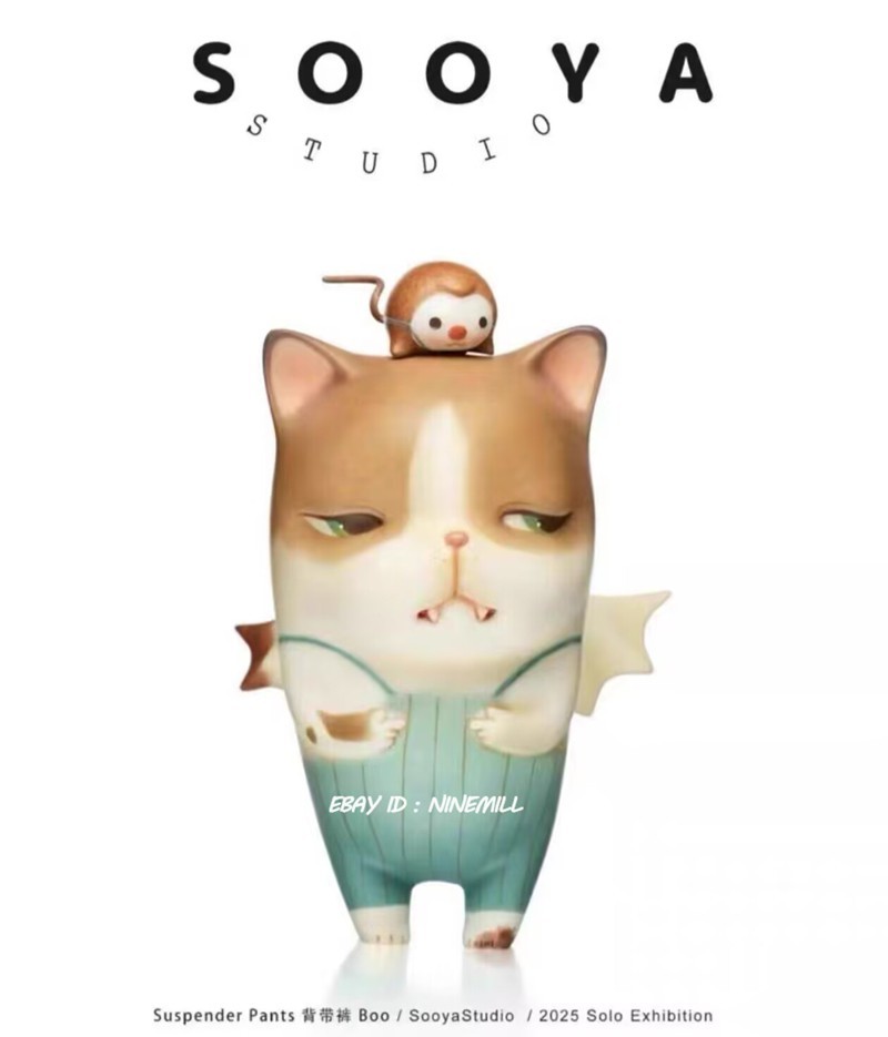 Sooya Studio Suspender Pants Boo Limited Edition Statue Model Tidal Current Toys