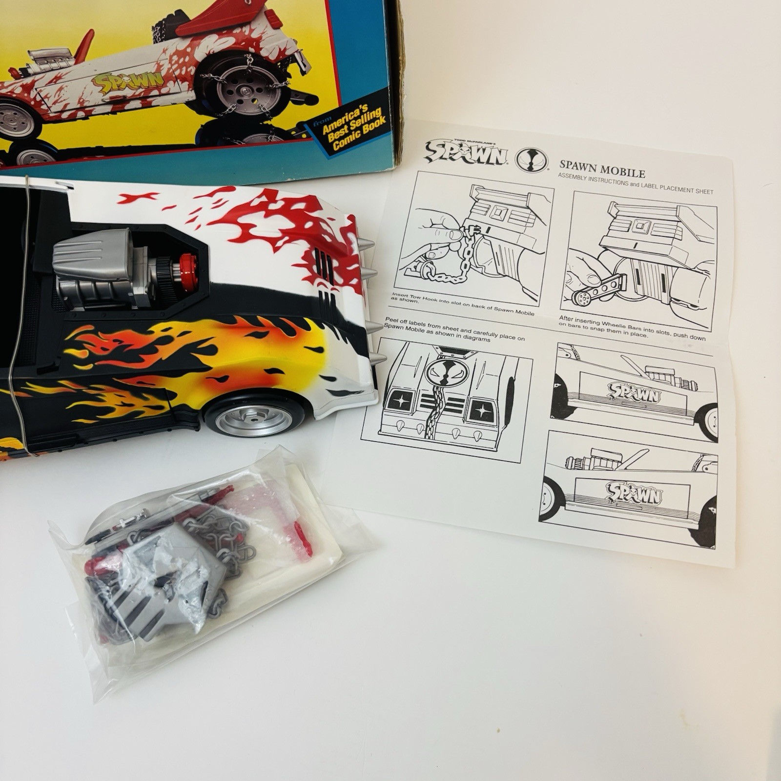 Vintage Todd McFarlane’s Toys Spawn Mobile Brand New Open Box 1994 No Comic Book