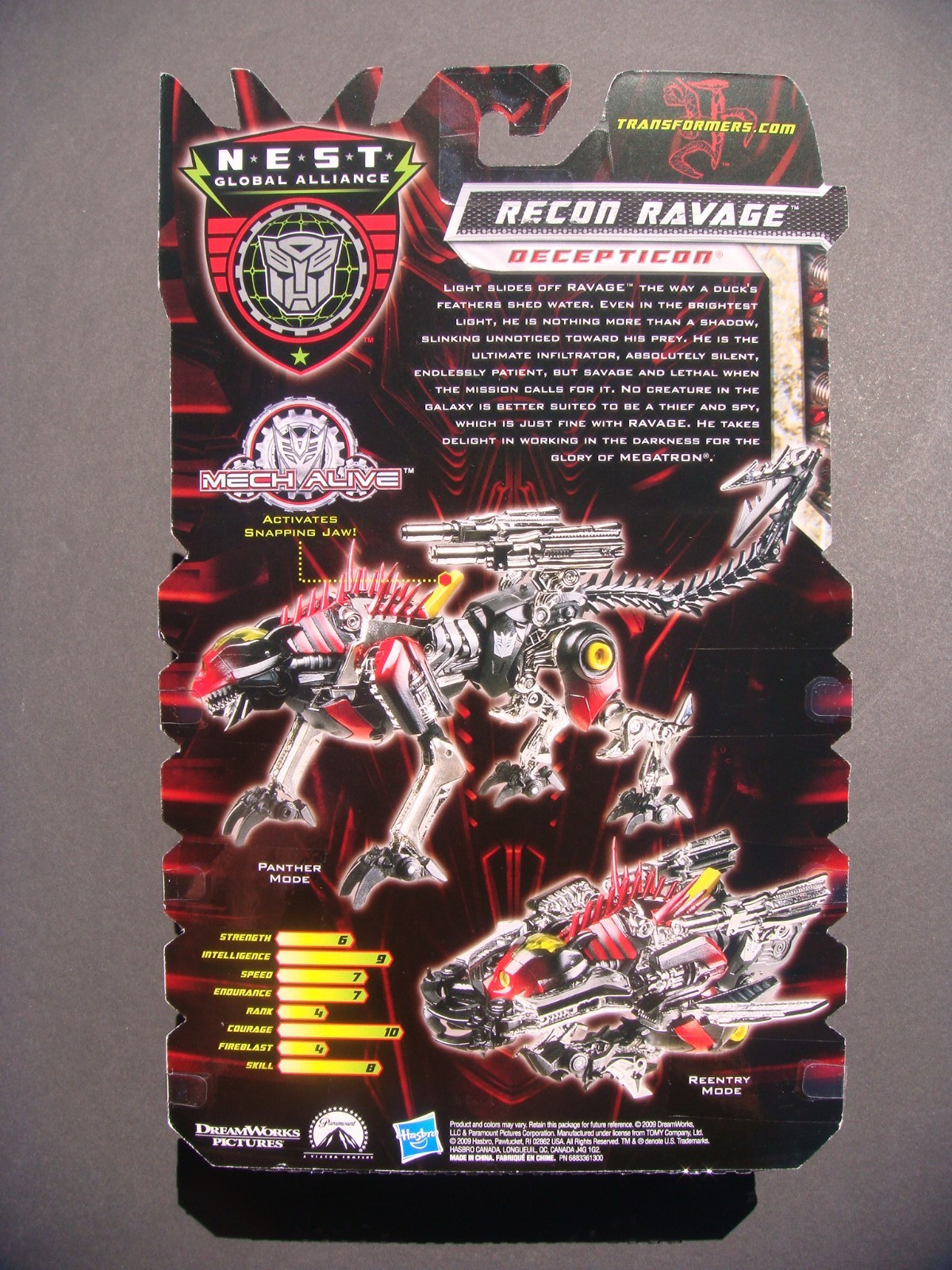 8/11 OPENED* 100% COMPLETE TRANSFORMERS REVENGE OF THE FALLEN NEST DELUXE CLASS