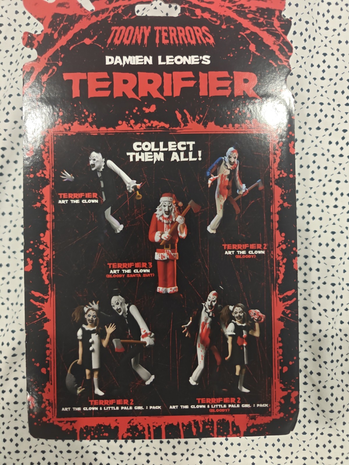 NECA Toony Terrors Damien Leone&rsquo;s Terrifier LITTLE PALE GIRL Figure w Possum