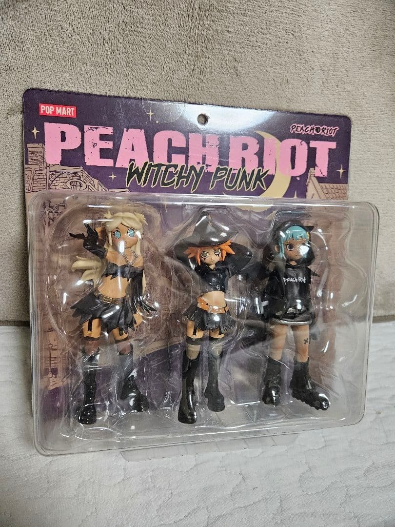 POPMART Peach Riot Witchy Punk Figures Vinyl Toy Gigi Poppy Frankie Witch Style