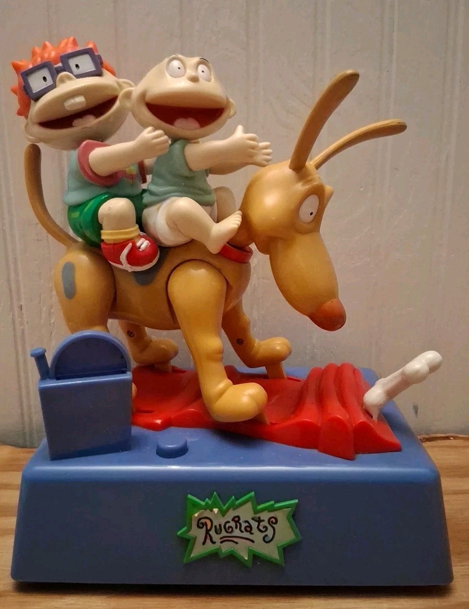 Rugrats Lot Coin Bank 1 Chuckie Figure, 1 Funko 1 Tin Chuckie Nickelodeon Tommy