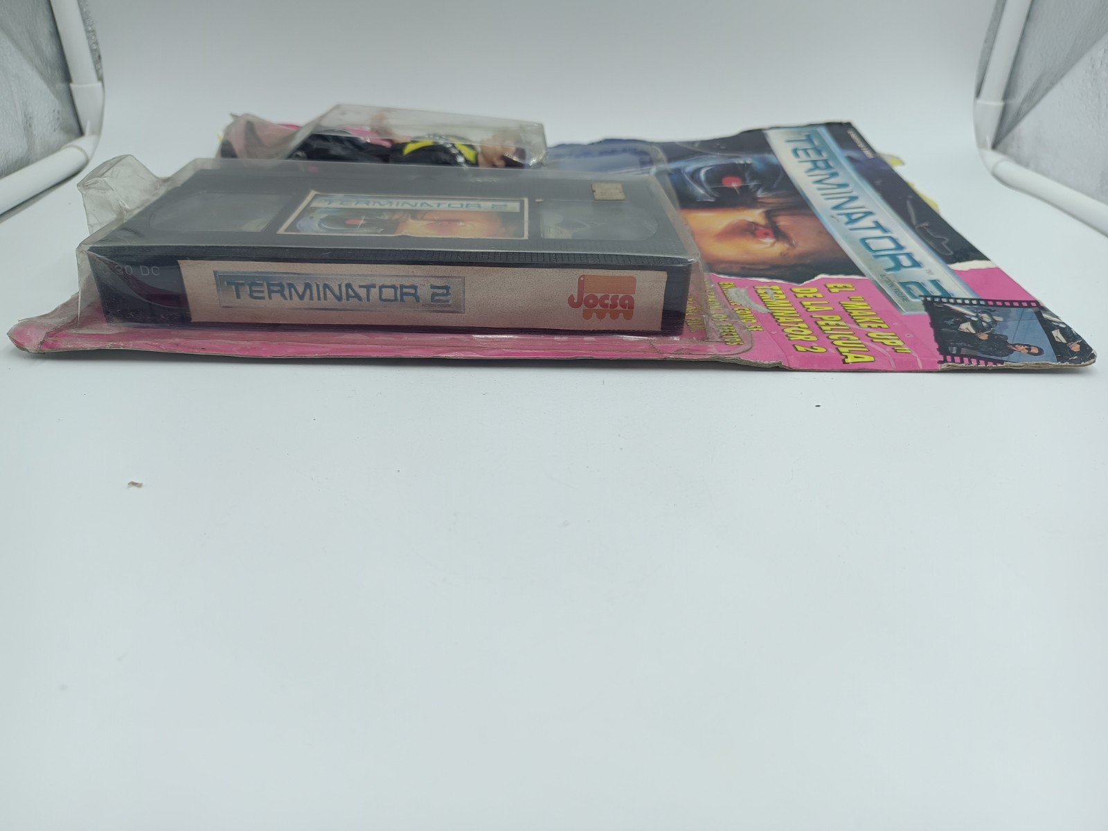 T-800 Terminator Blister + VHS Jocsa Complete Vintage 90 ´s Argentine Not Kenner