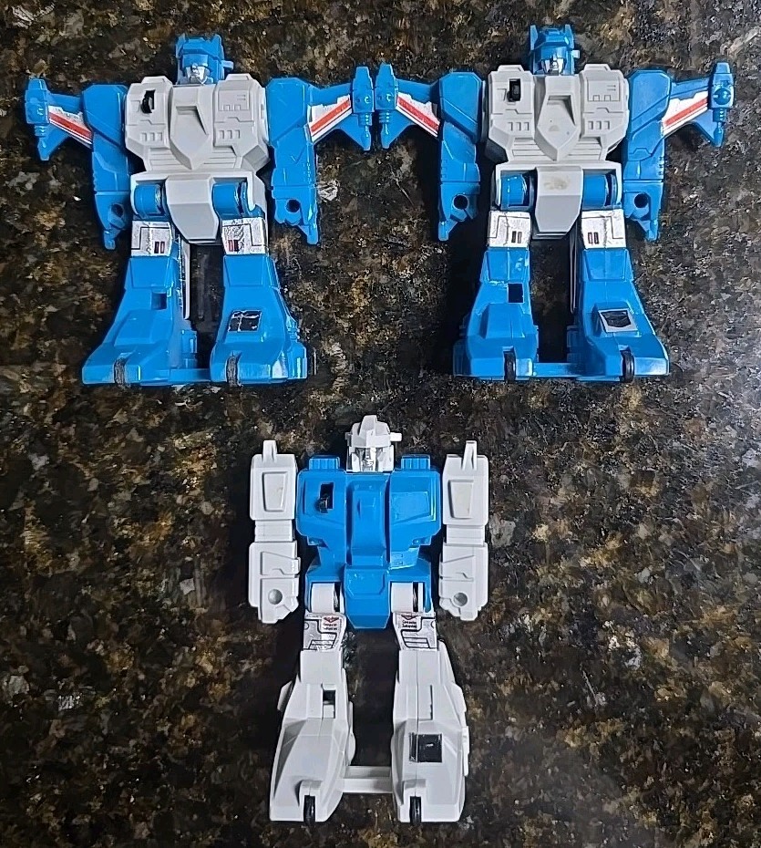 -Lot- Vintage (2) Topspin (1)Twin Twist Gen One 1984 Takara Hasbro Transformers