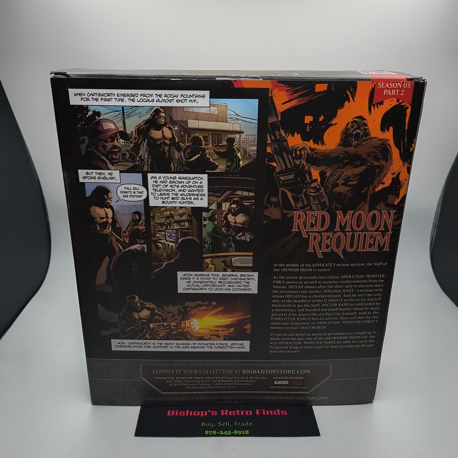 Chatsworth Operation Monster Force Bigfoot CHASE Variant BBTS Exclusive