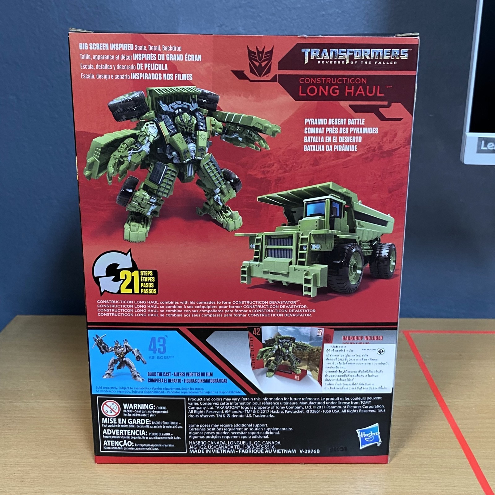 Takara Tomy Transformers Studio Series SS 42 – Long Haul – Constructicon NEW NIB