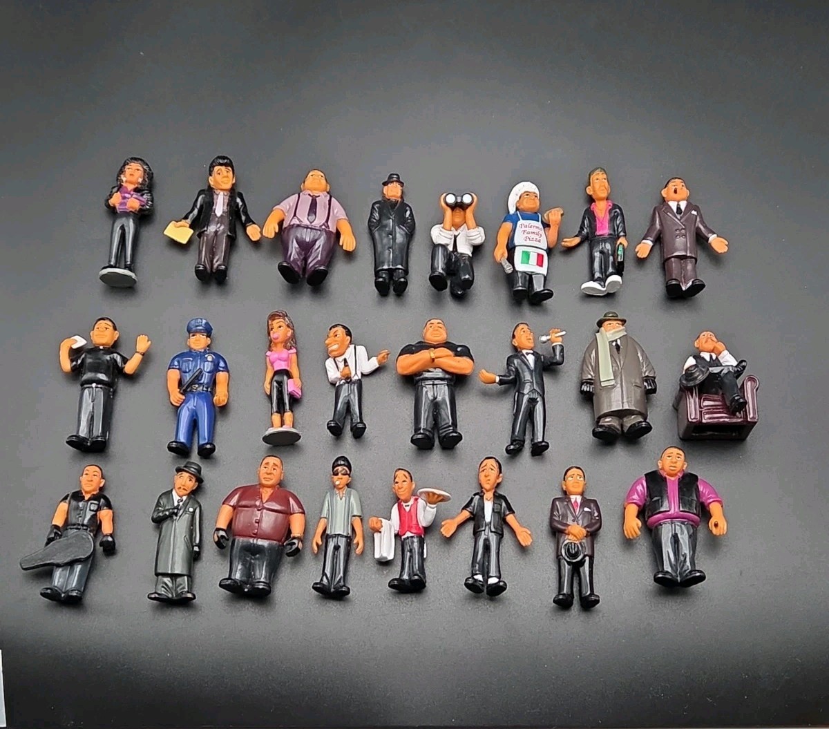 Homies Palermos Complete Set Lot of 24 Figures RARE Italian Homies 1:32 Scale