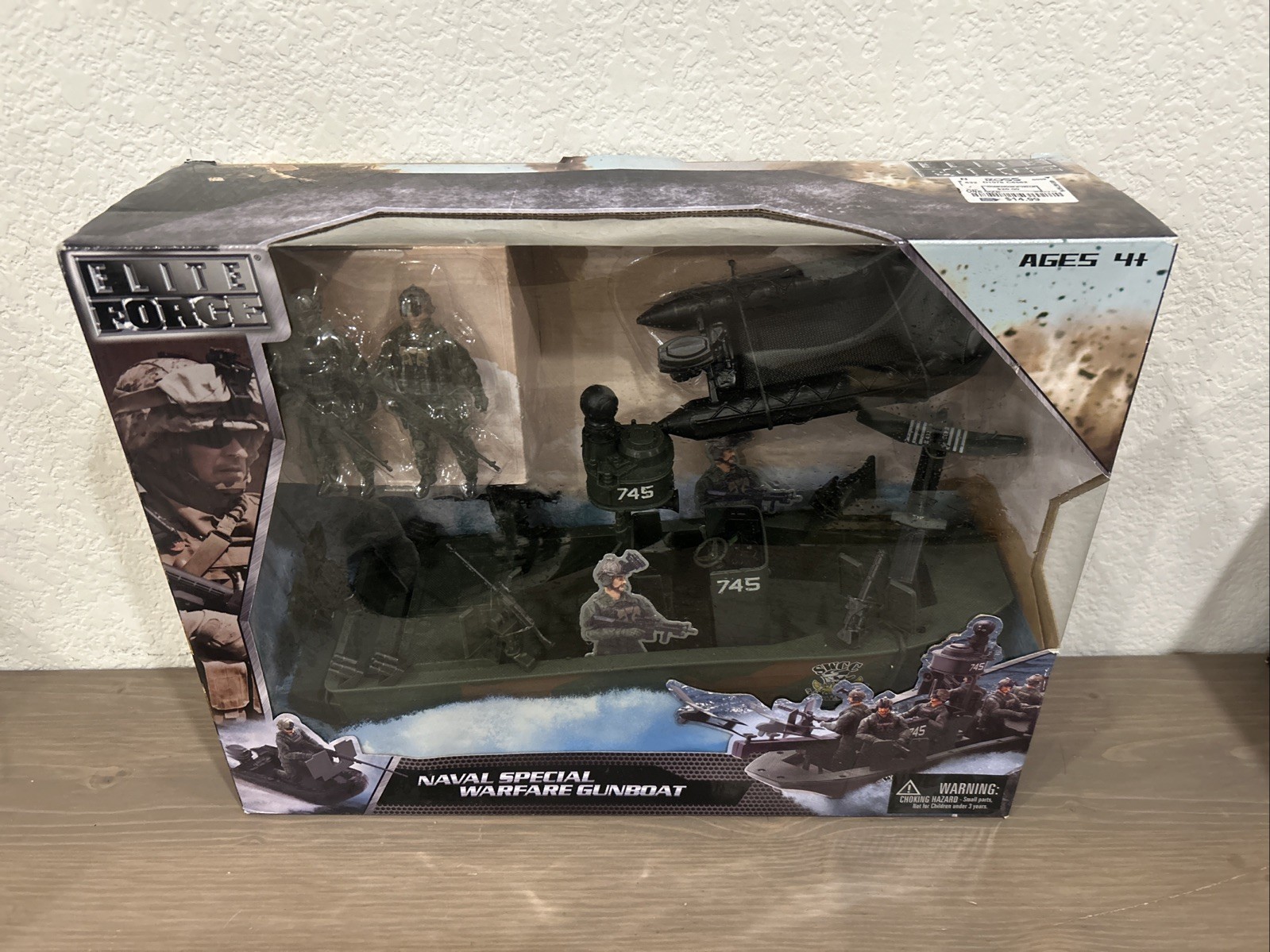 Elite Force Naval Special Warfare Gunboat Play Set NEW