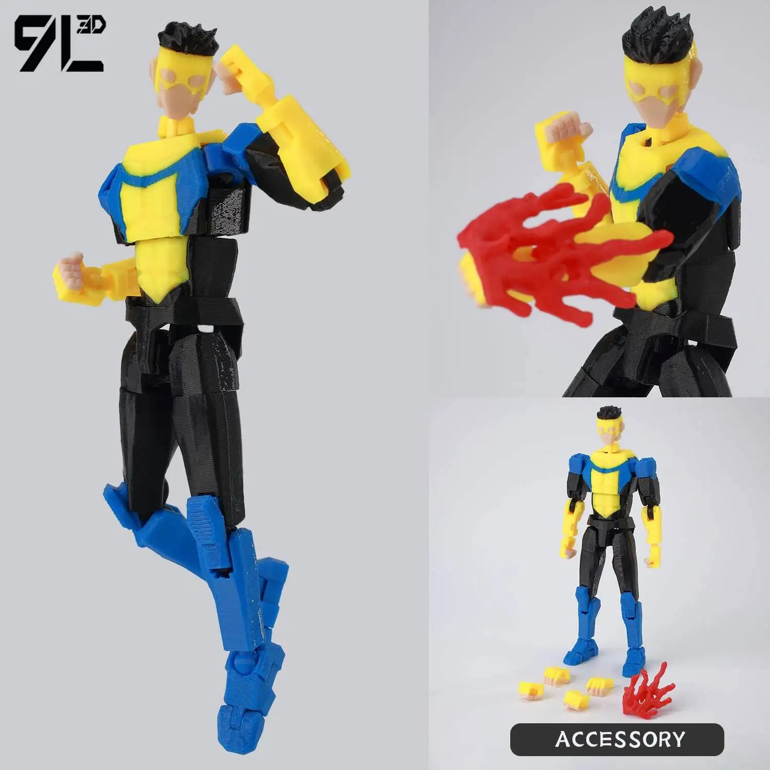 9L3D Lucky13 Invincible Tech Jacker 1/12 Action Figure T13 NEW