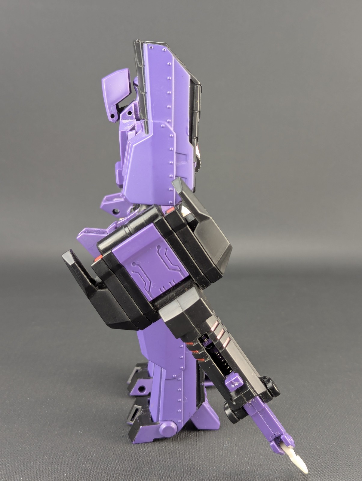 Transformers Animated Shockwave complete Hasbro 2009 Voyager Purple Target