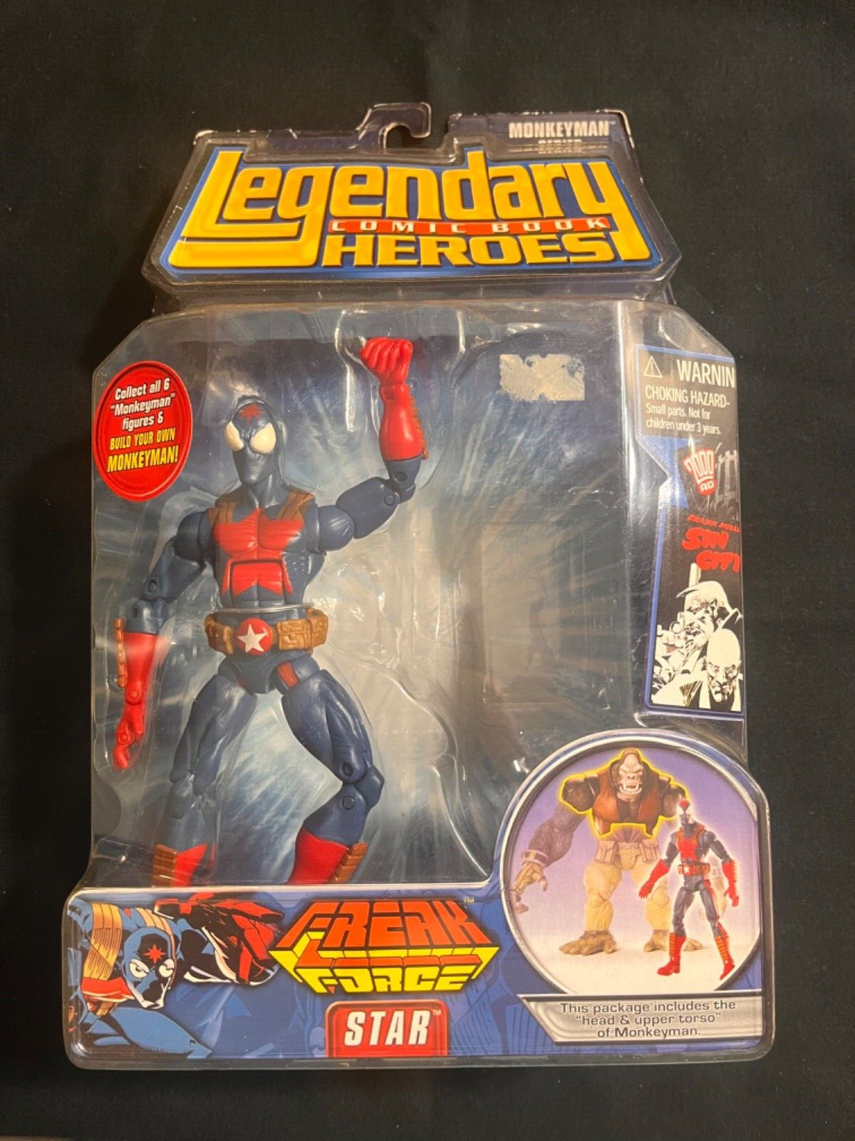 Marvel Comic Book Legendary Hero’s Monkeyman Series Star figure no BAF