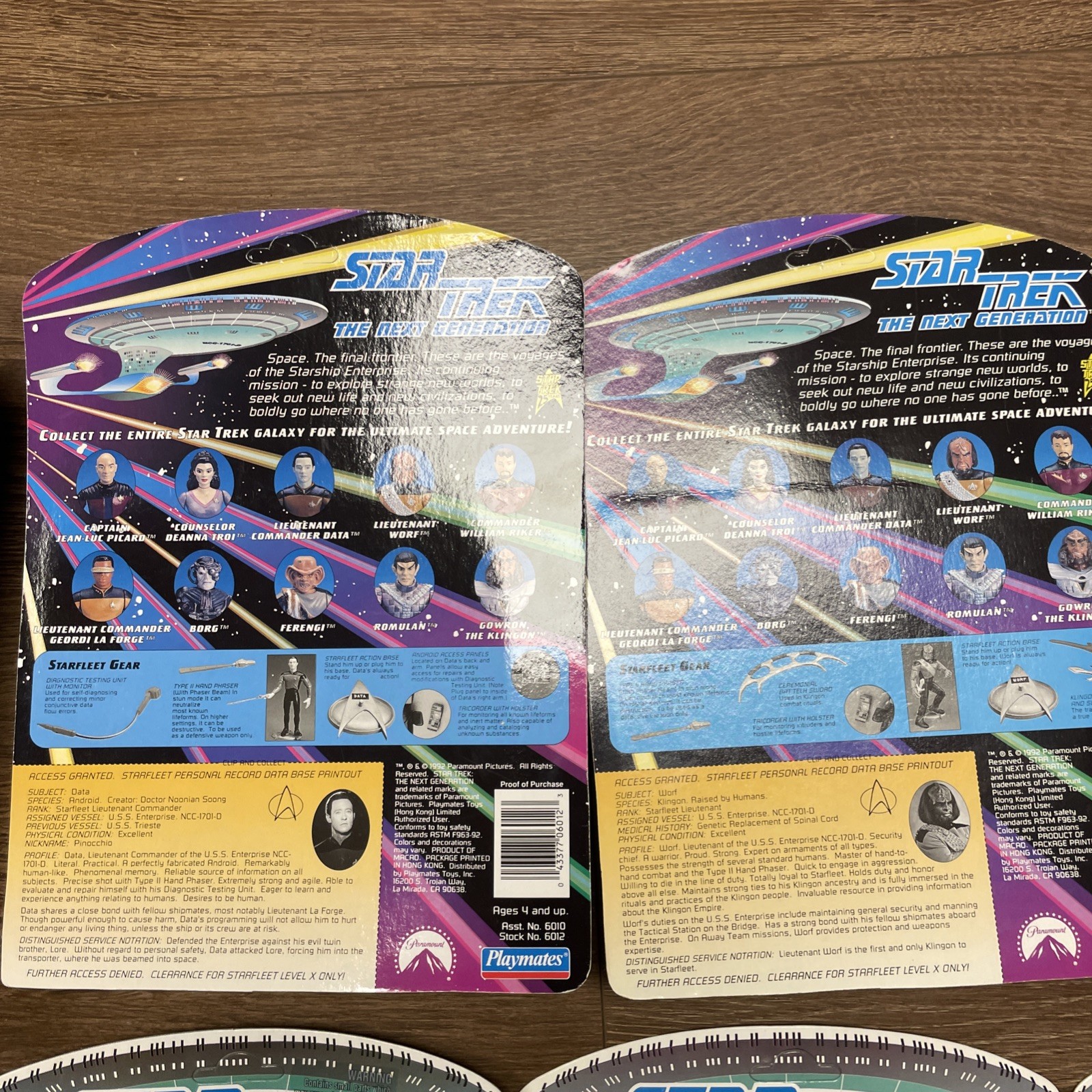 Complete Unopened STAR TREK The Next Generation Final Frontier Set Playmates