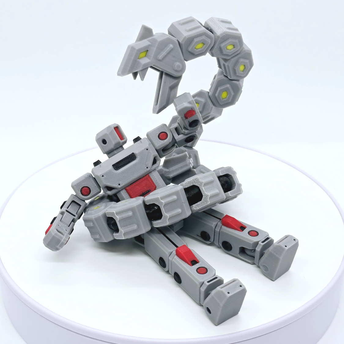 Sol Serpent | Robot Mech Action Figure | 3D Printed Articulated Animal Toy