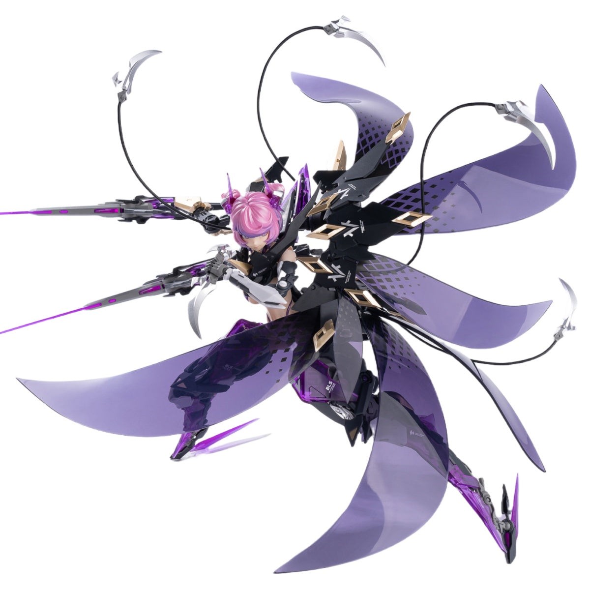 NuCheng Studio Rosa Project Starflower: Black Iris Action Figure