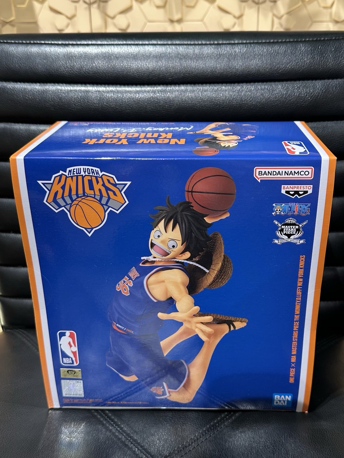 ONE PIECE x NBA Monkey D Luffy New York Knicks MSP Figure New Japan