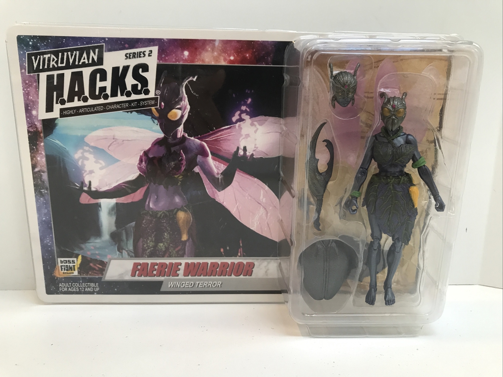 Boss Fight Studio Vitruvian H.A.C.K.S. 3.75” Faerie Warrior Winged Terror Figure