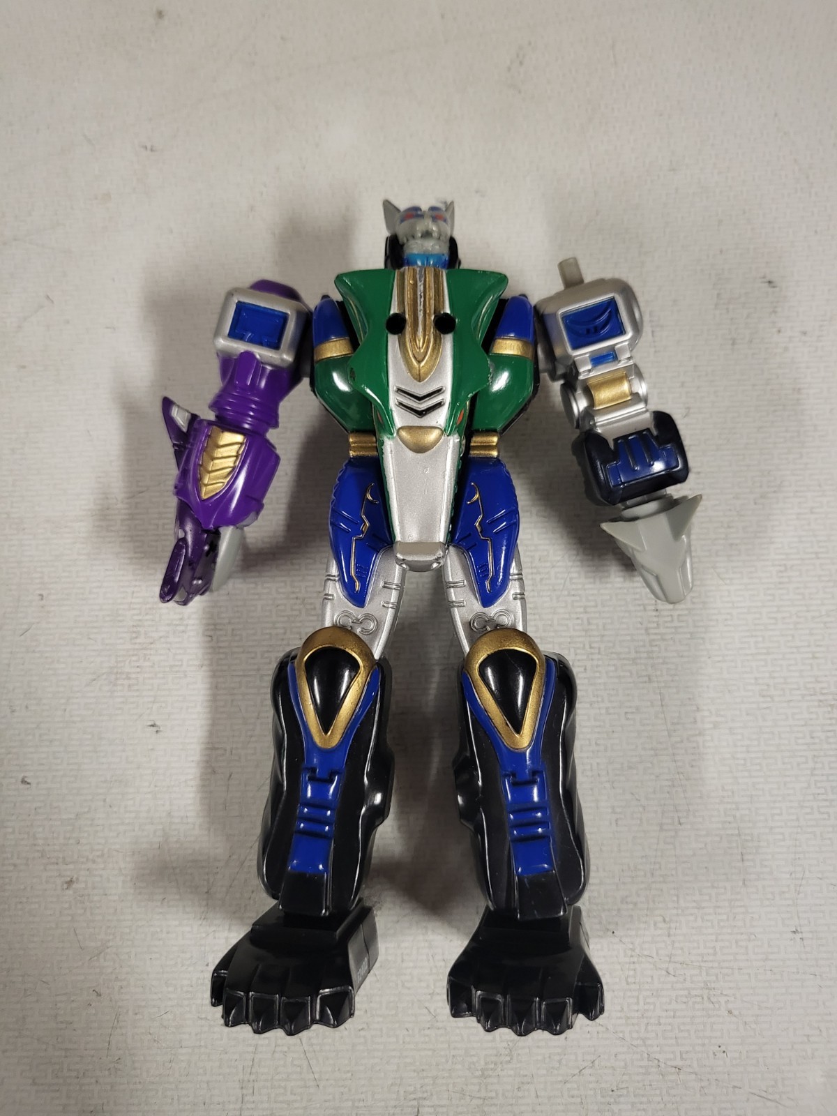 Predazord Power Rangers Wild Force Alligator 5.5&Prime; Zord Figure 2001 Bandai