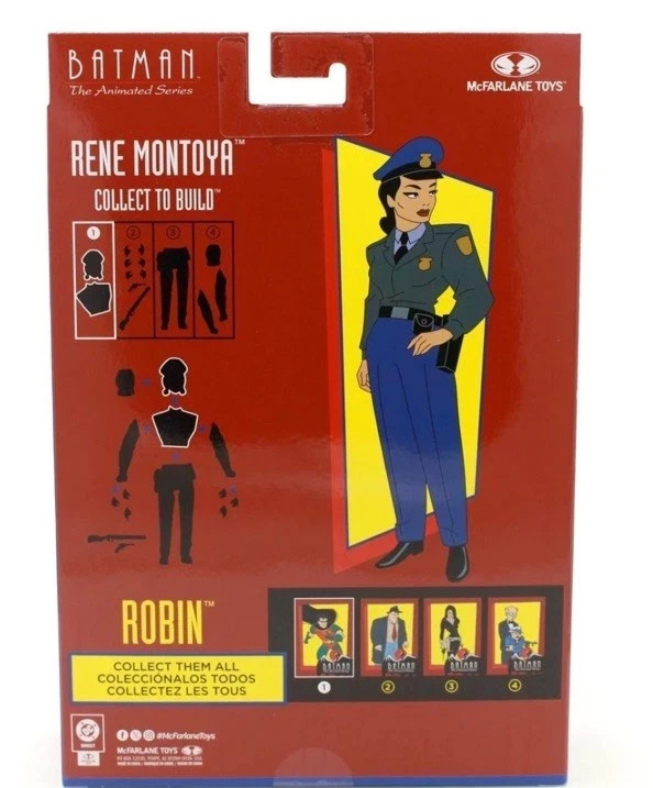 McFarlane Batman The Animated Series ROBIN 5.5&Prime; Figure NEW BAF Rene Montoya 2026
