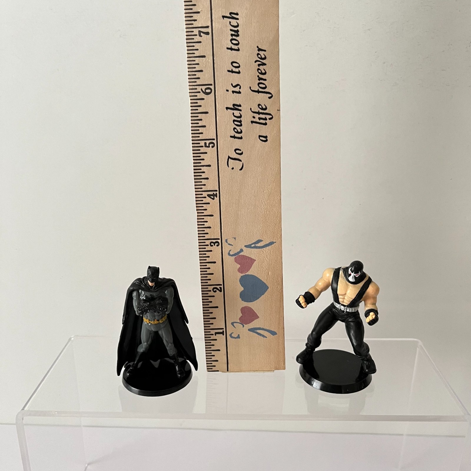 Batman & Bane DC Comics Mini Figures Lot 2.75&Prime; Cake Topper diorama PVC Toys