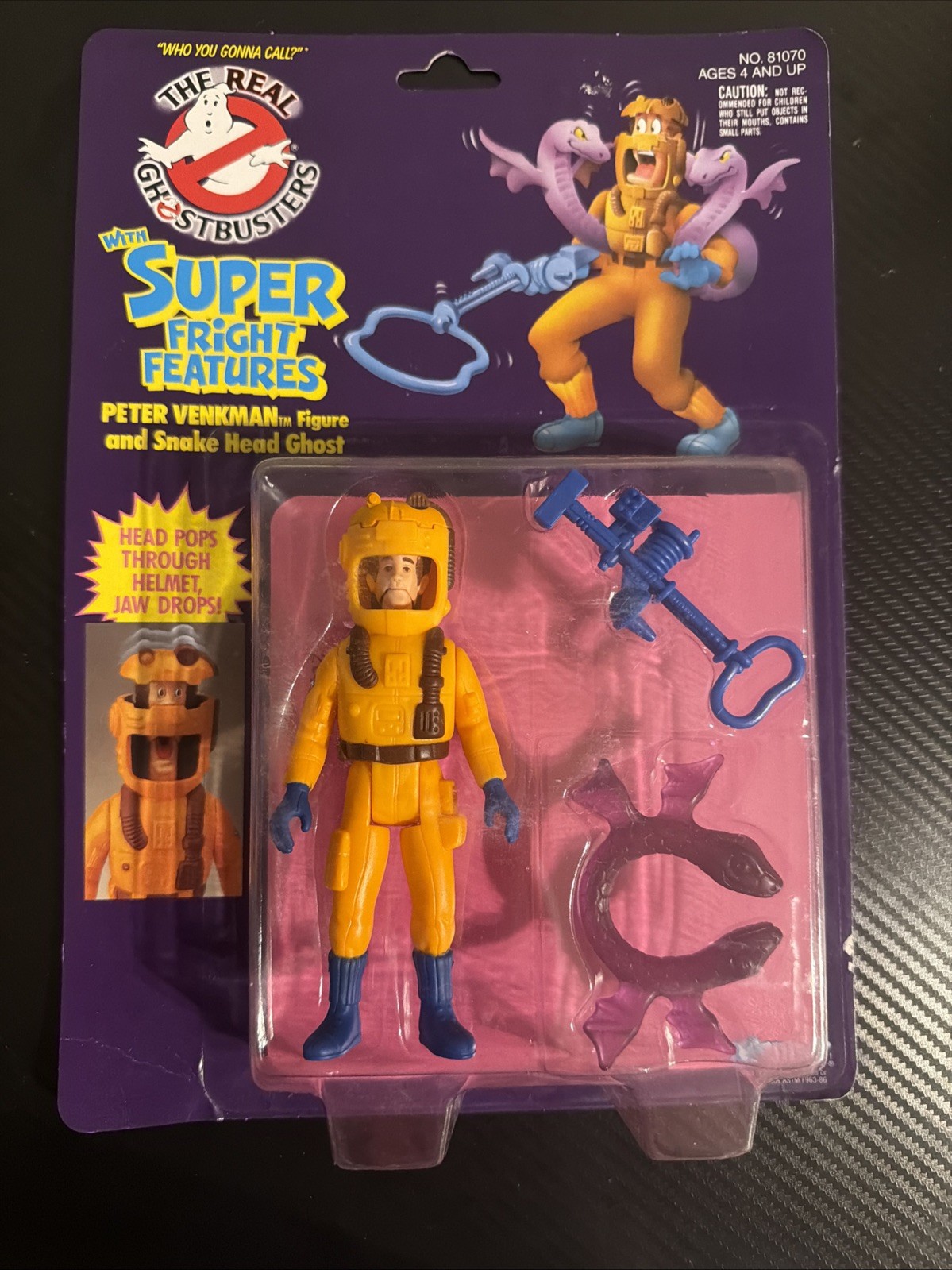1989 KENNER THE REAL GHOSTBUSTERS PETER VENKMAN SUPER FRIGHT A8