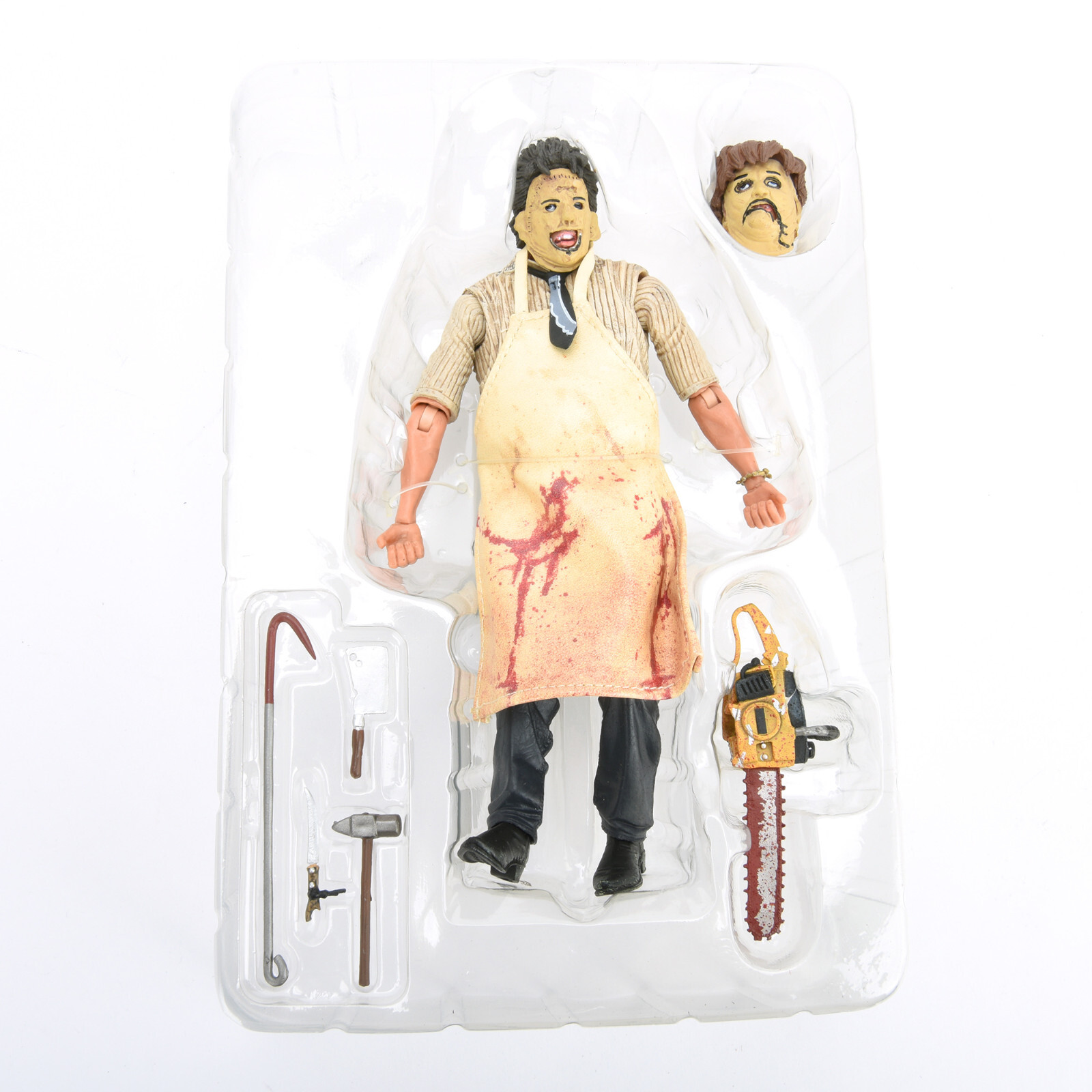 The Texas Chainsaw Massacre Leatherface 7&Prime; Action Figure Horror Moives Open Box