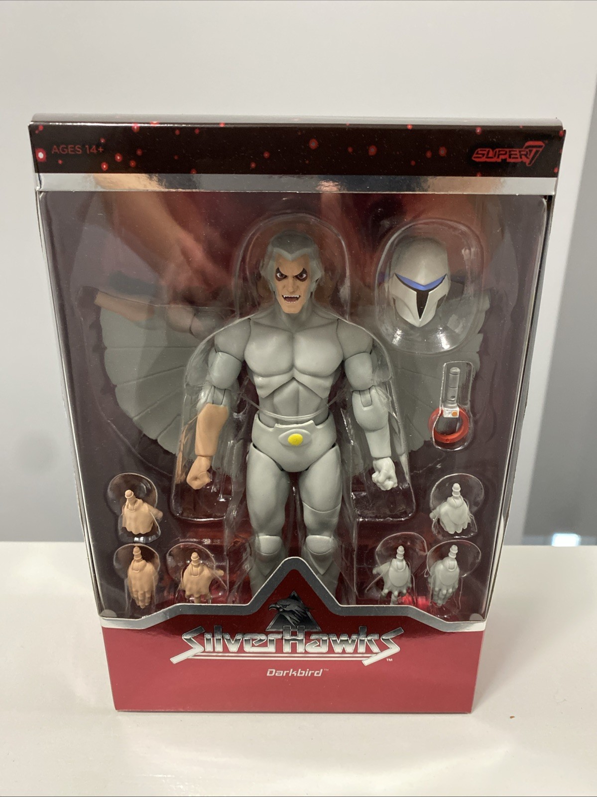 Super7 SilverHawks – ULTIMATES! – Darkbird – NEW & FACTORY SEALED