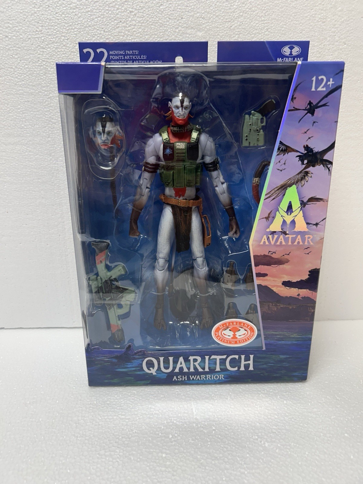 McFarlane Collector Edition 2025 Avatar Fire And Ash Quaritch Red Platinum CHASE