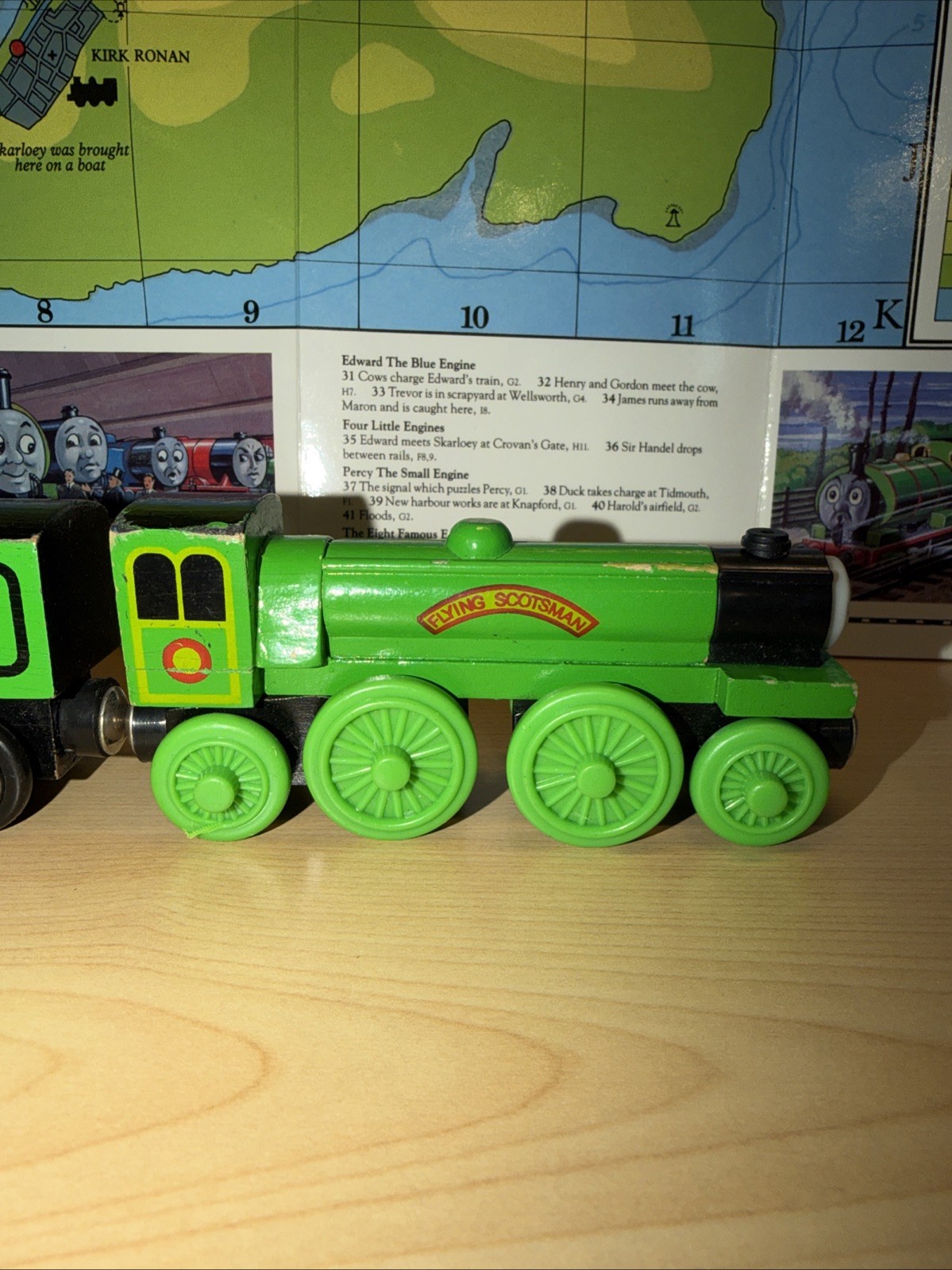 FLYING SCOTSMAN ! THOMAS FRIENDS TRAIN WOODEN RAILWAY 1999 Set