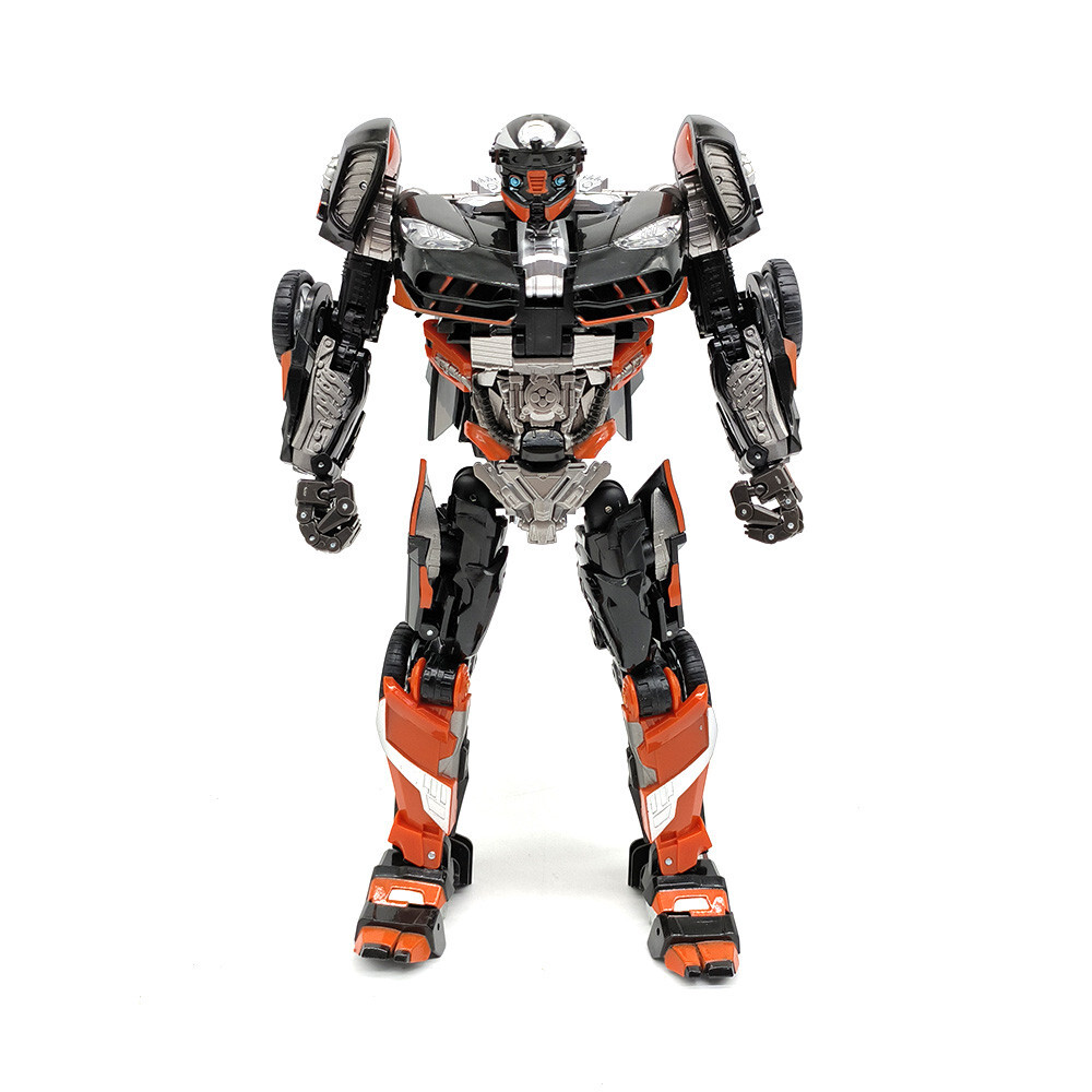 Thunder TH-01 Black Car Model Deformable Robot Action Figure Transform Toys Gift