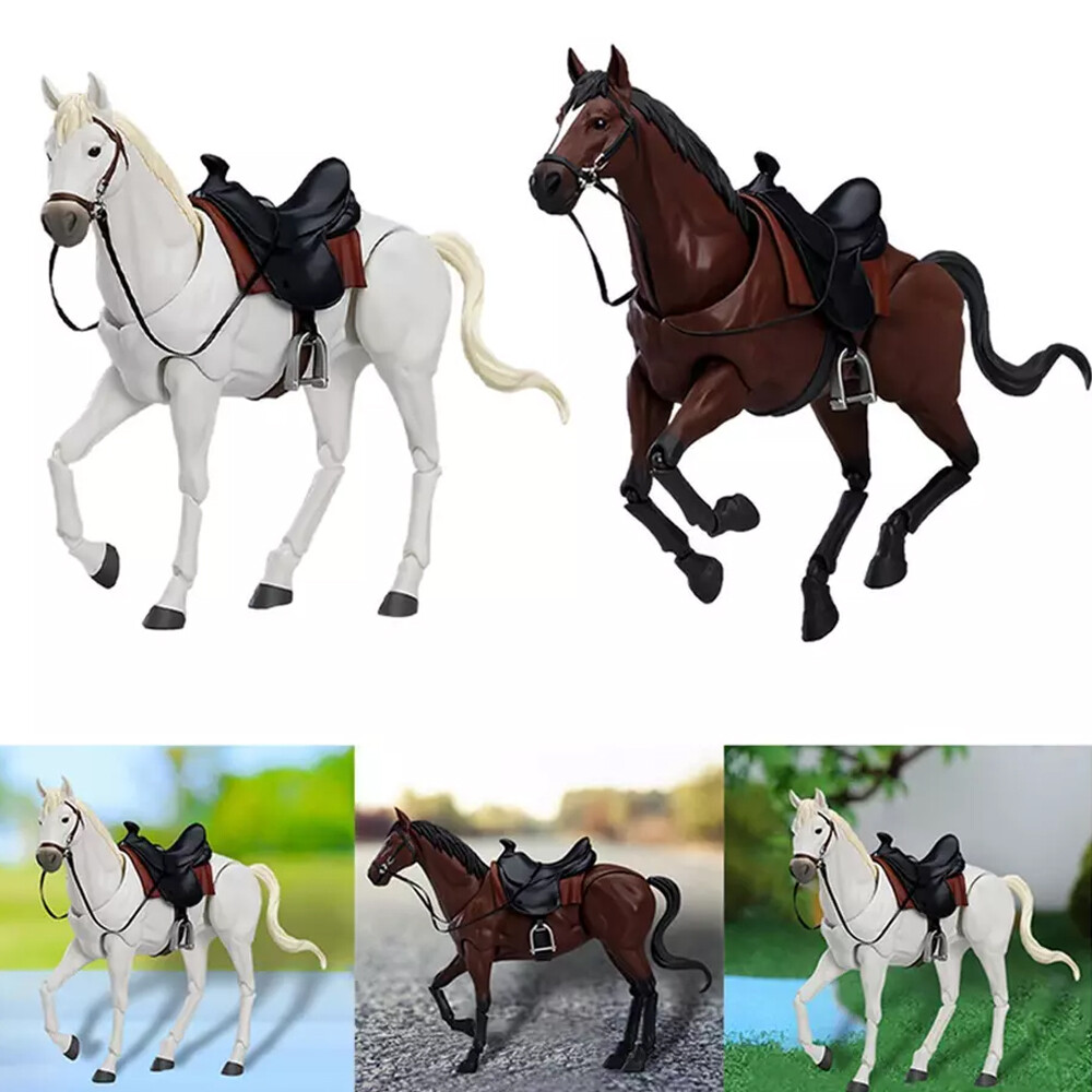 1/12 Scale Horse Figure Miniature for 6 inch Figure Miniature Scene Diorama