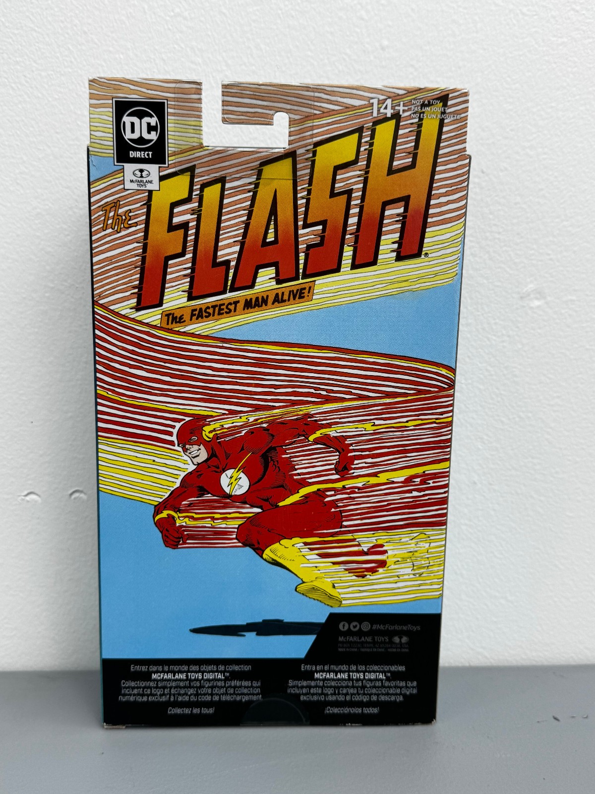 DC Direct McFarlane Digital The Flash Speed Force 2024 Platinum Edition 7”