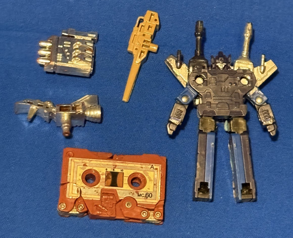 Original Transformers Mixtape Lot 1983 Frenzy Complete Ramhorn Ratbat Rewind