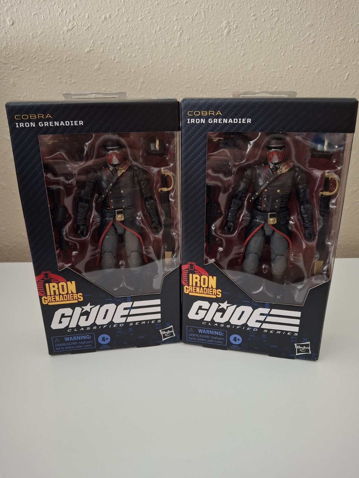G.I. JOE Classified Series COBRA IRON GRENADIER Lot of 2 Action Figure NEW