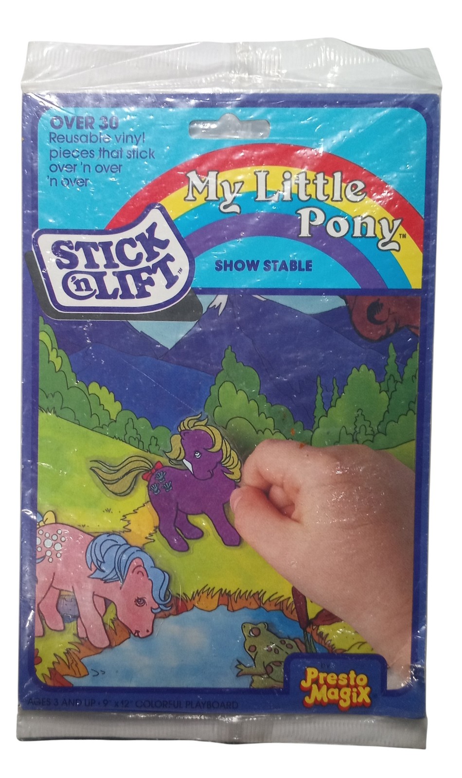 1983 Presto Magix Stick N Lift My Little Pony Show Stable – Reusable Stickers