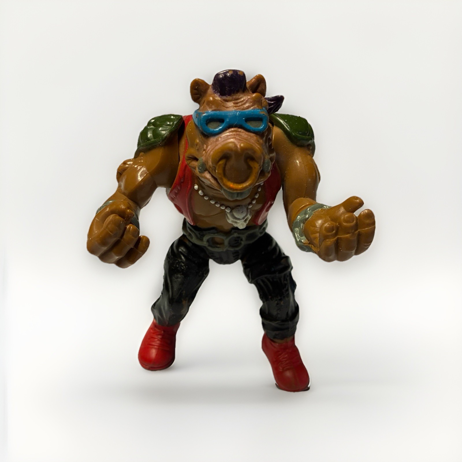 Teenage Mutant Ninja Turtles Action Figure Bebop TMNT 1988 Toy Figure Playmates
