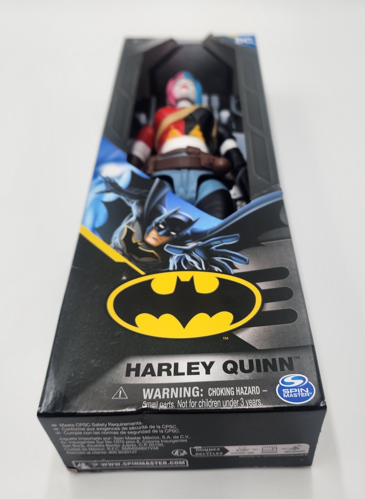 New Damaged Box DC Spin Master Batman Harley Quinn Action Figure 12&Prime;