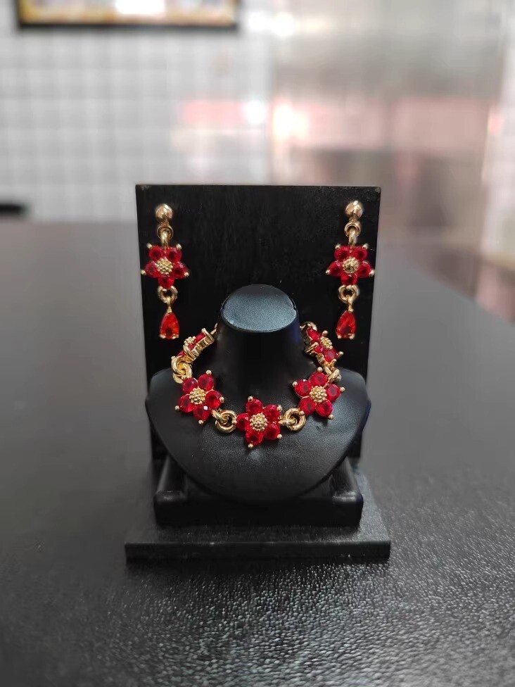 1/6 Scale Copper And Gold Plated Colored Zirconia Jewelry For 12&Prime; Action Figure